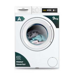 Lavadora Svan 9kg 1200rpm A 84,5cm 59,7cm 58,2cm Blanco Display Inverter Antialérgico