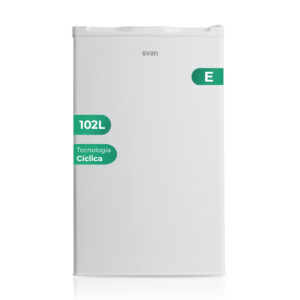 Svan Cyclic Refrigerator 102L E 84cm 50cm 56cm White with Freezer
