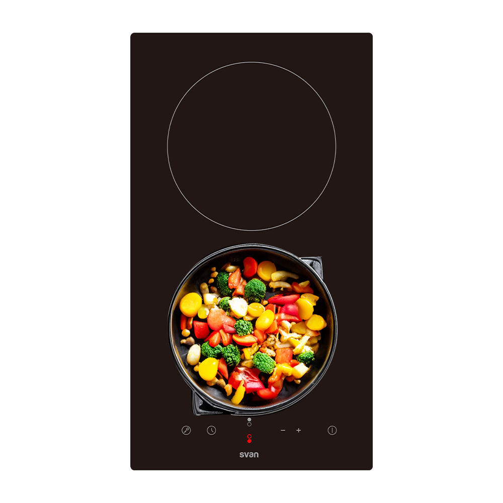 Placa Vitrocerámica Svan 3000W 5,5cm 28,8cm 50cm Cristal negro Táctil 2Z