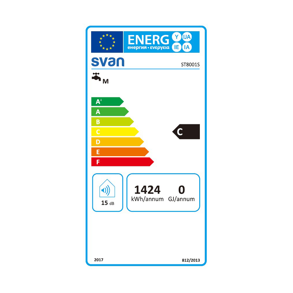 Termo Svan, 80 Lts con anodo de magnesio larga duración, Slim - Imagen 2