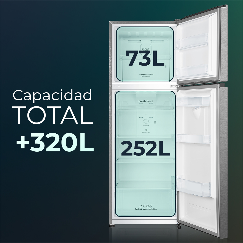 Frigorífico Svan No Frost E 169,6cm 59,5cm 64cm Inox Manual Inverter Cajón Chiller - Imagen 3