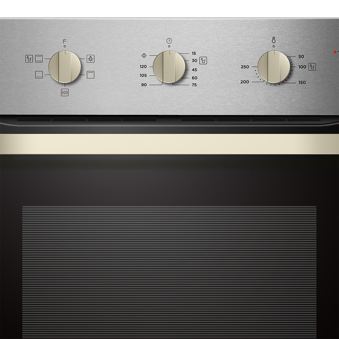 Horno Svan 70L A 59,5cm 59,5cm 57,5cm Inox Manual 5P Cavidad Relieve - immagine 2