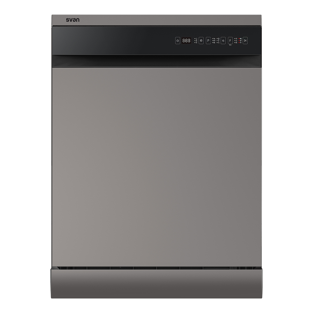 Lavavajillas Svan,Capacidad 14sets, Clase E. Dimensiones: 84,5cm 59,8cm 59,1cm. Color Inox, Control con Display táctil. 2 Bandejas y 6 Programas. - Imagen 2