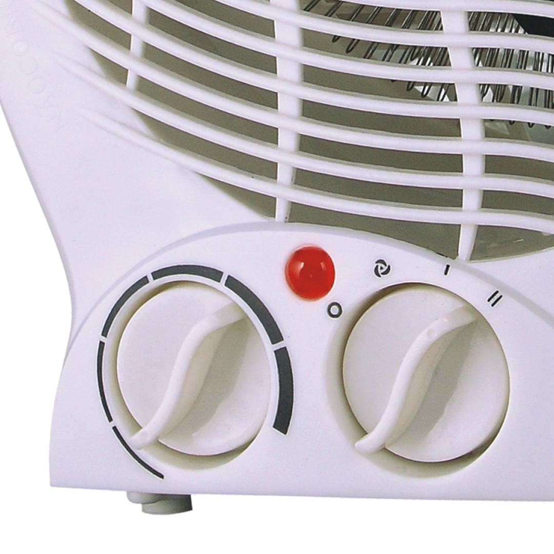 Estufa convector Svan 2 Niveles 2000W Blanco Manual Turbo - Imagen 2
