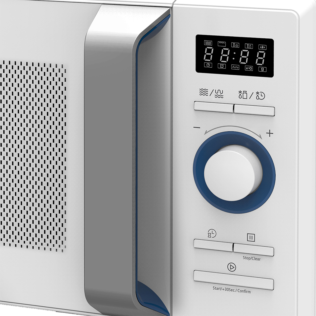 Microondas Grill Svan 20L 800W 28,5cm 46,2cm 37,4cm Blanco Display Auto Cooking - Imagen 2