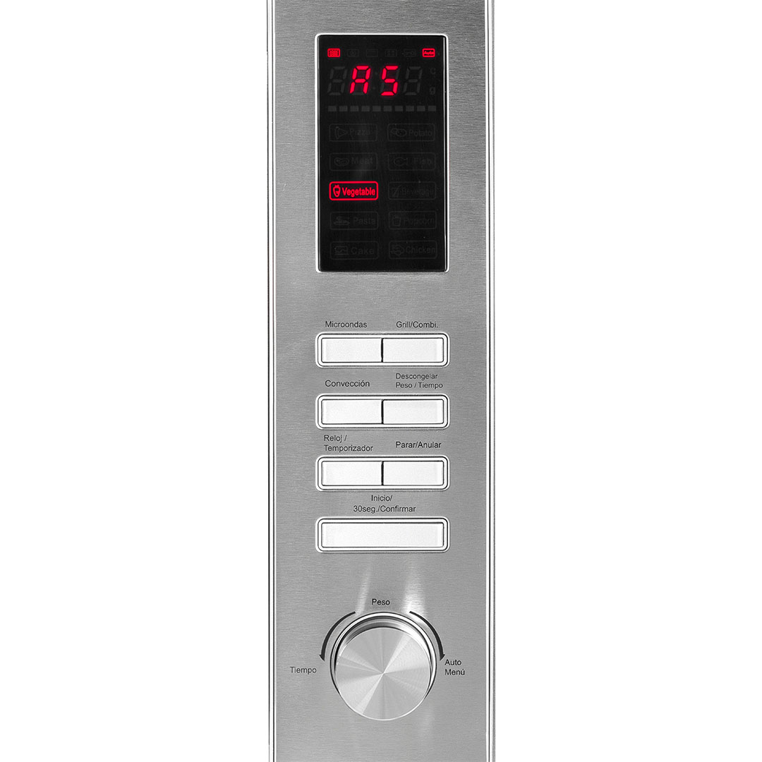 Microondas Convección Svan 25L 900W 30,7cm 51,3cm 49,8cm Inox Display Auto Cooking - Imagen 2