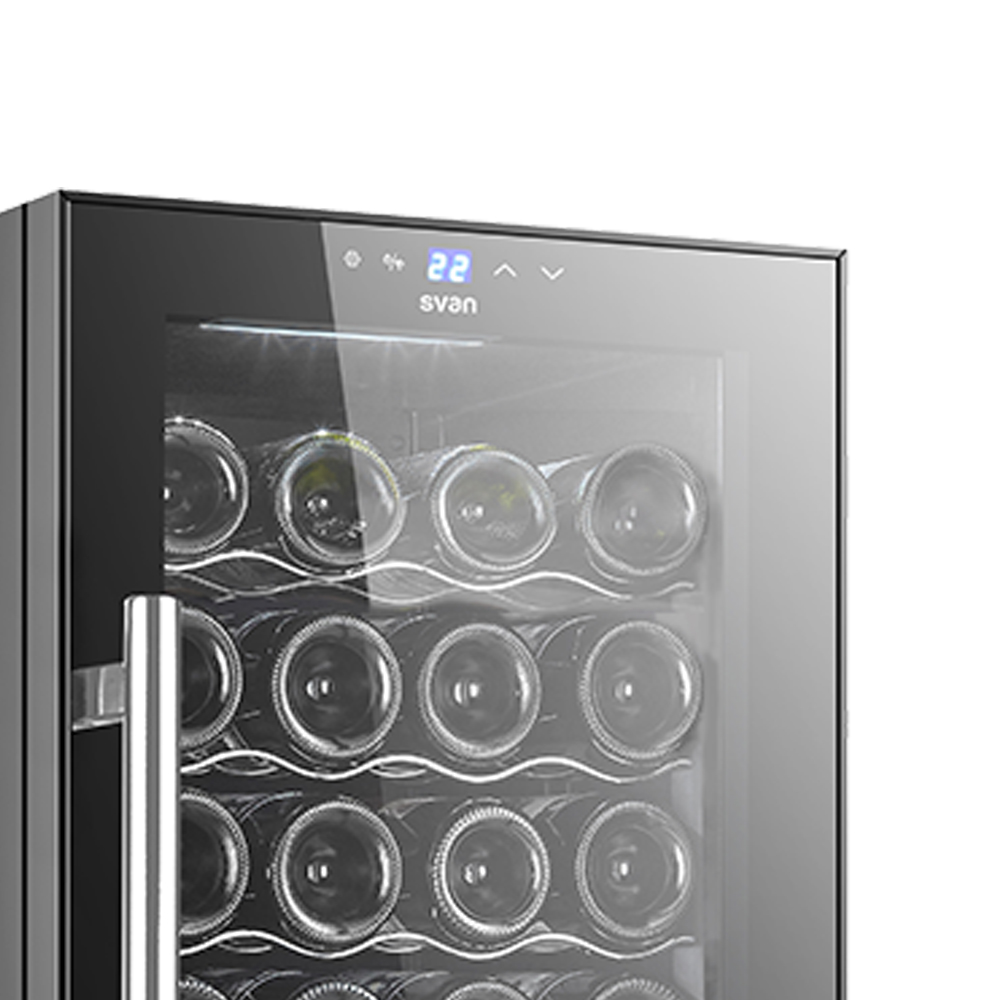Vinoteca Svan Cíclico 106L 36Bot G 110,5cm 43cm 48,2cm Negro Display táctil Única Zona 1Puerta - immagine 2