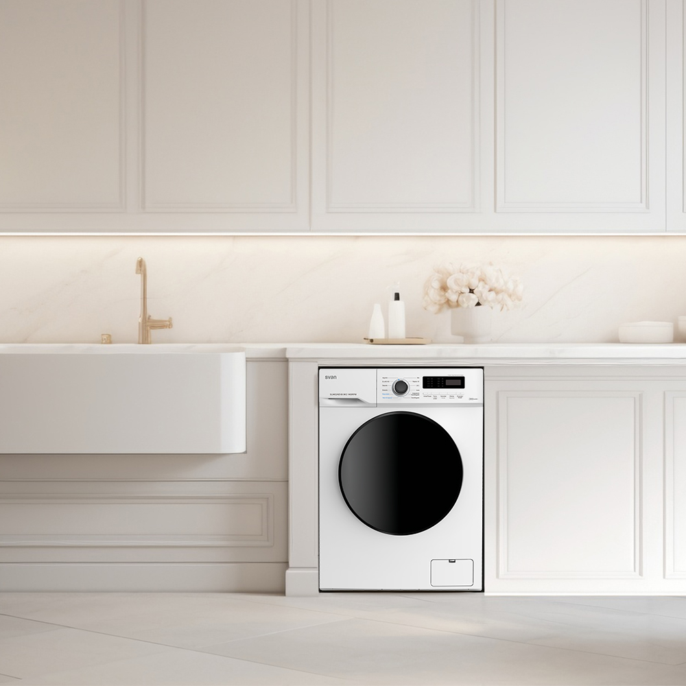 Lavadora Svan 9kg 1400rpm A 85cm 59,5cm 60cm Blanco Display Inverter - Imagen 4