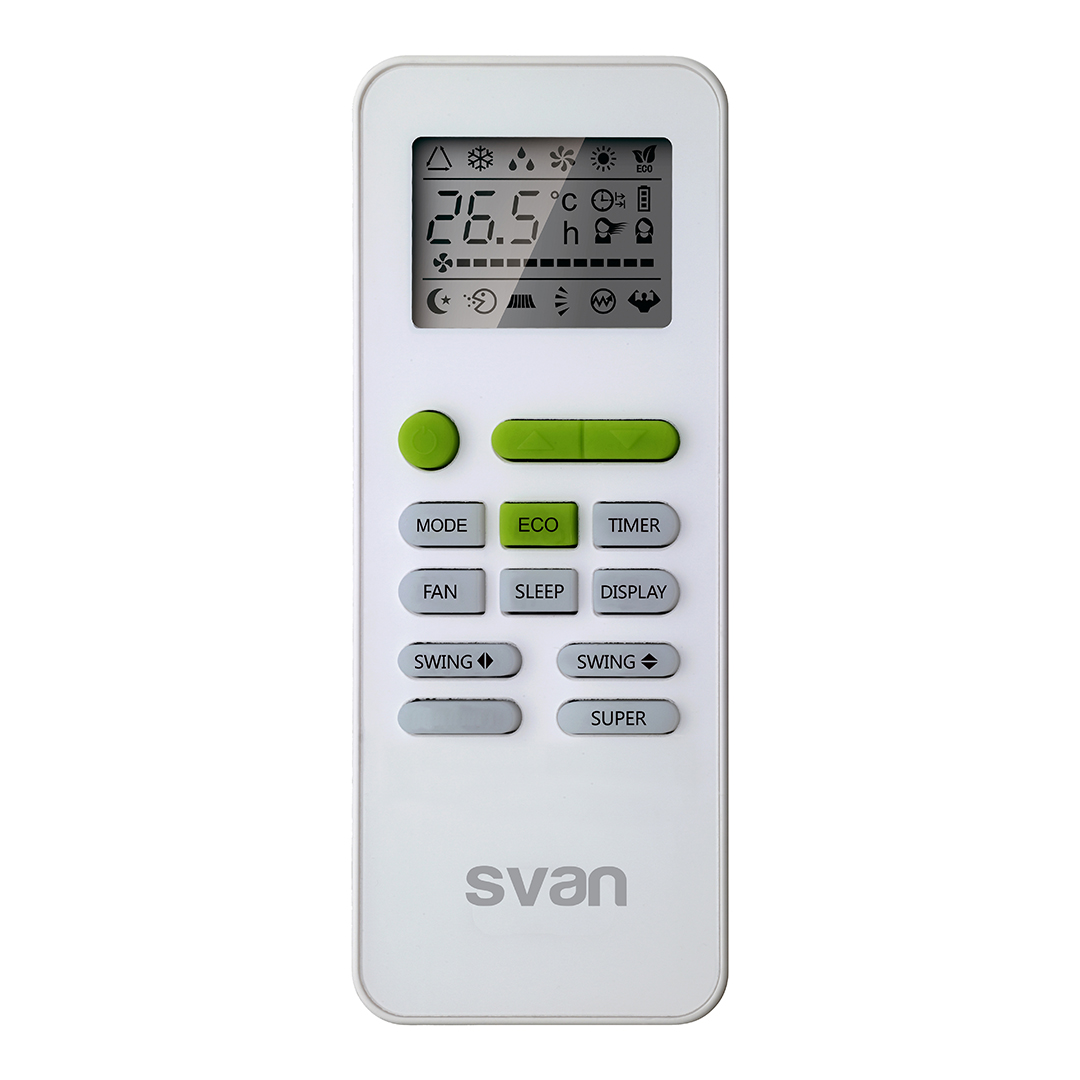 AACC Svan Split 9000BTU A++/A+ Blanco Mando Inverter R32 Wifi - Imagen 3
