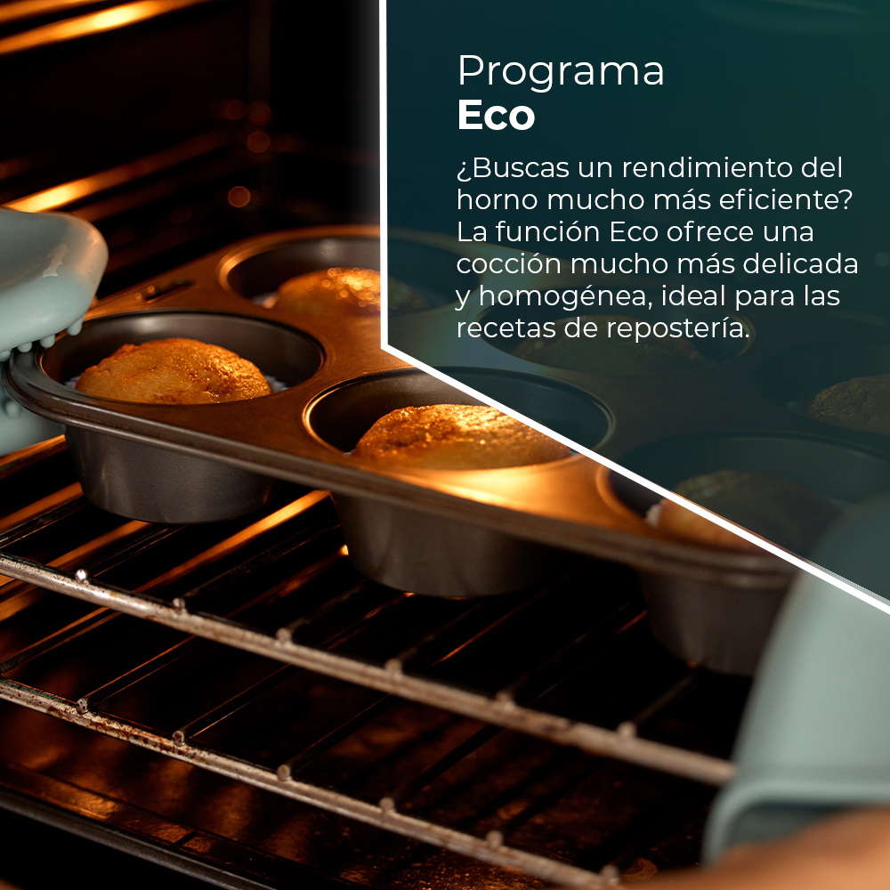 Horno Svan 75L A 59,5cm 59,5cm 57,5cm Blanco Manual 4P - Imagen 6