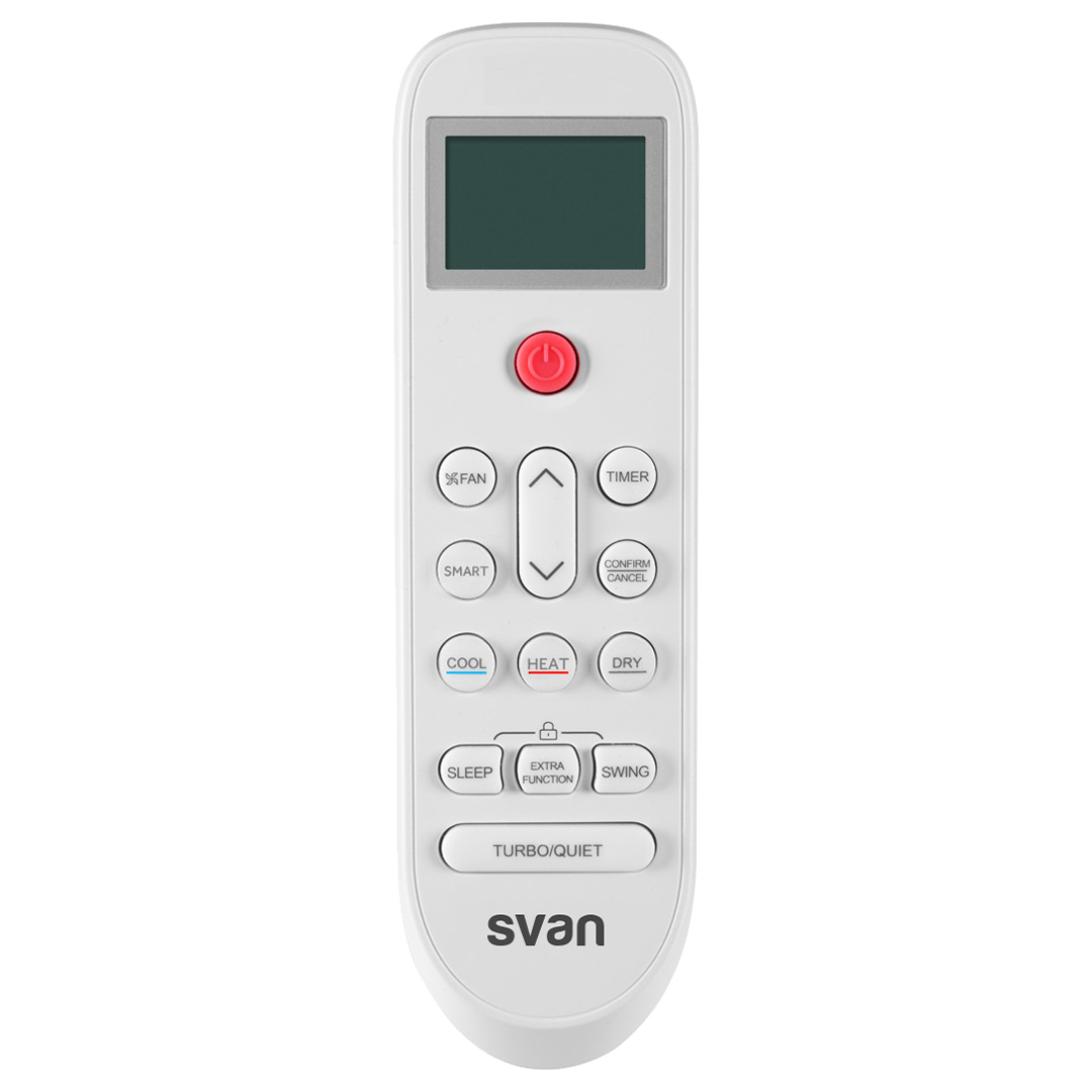 AACC Svan Split 12000BTU A++/A+ Blanco Mando Display Inverter R32 - Imagen 5