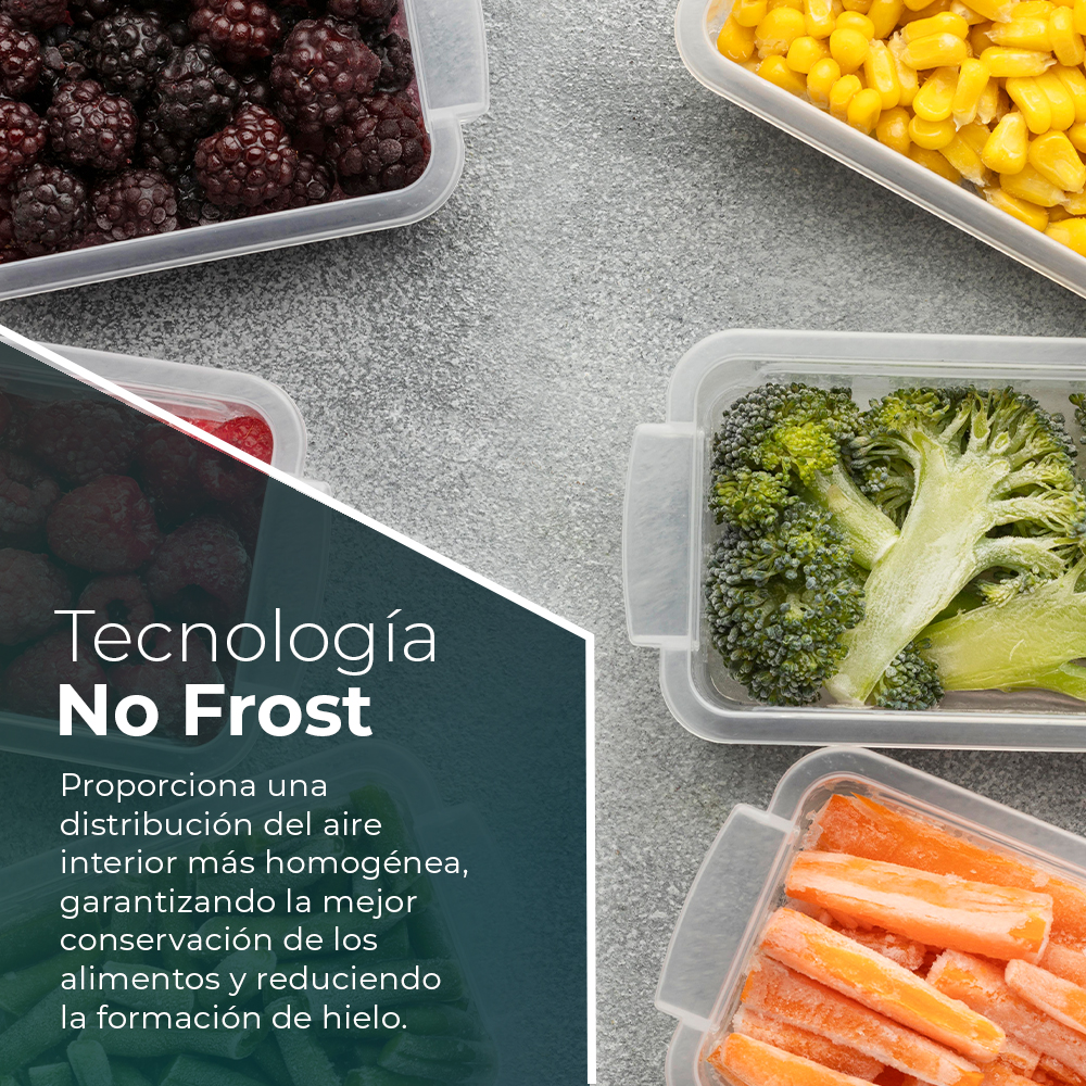 Frigorífico Svan No Frost E 167,6cm 55cm 56,7cm Inox Electrónico Inverter - immagine 7