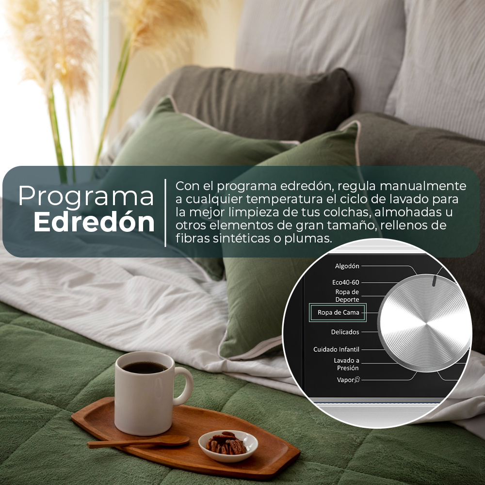 Lavadora Svan 9kg 1400rpm A 85cm 59,5cm 60cm Blanco Display Inverter - Imagen 7