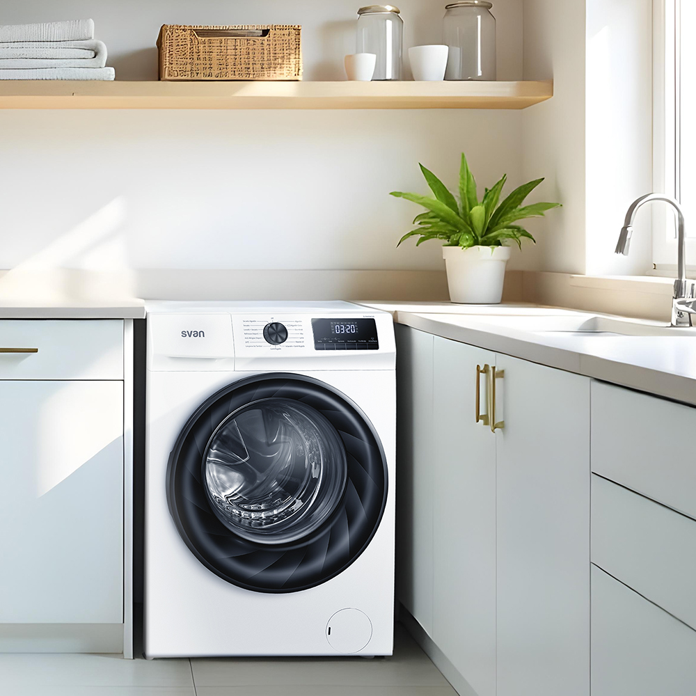 Lava-secadora Svan 9/6kg 1400rpm A/D 84,5cm 59,5cm 63,5cm Blanco Display Inverter Vapor C.Boomerang - Imagen 6