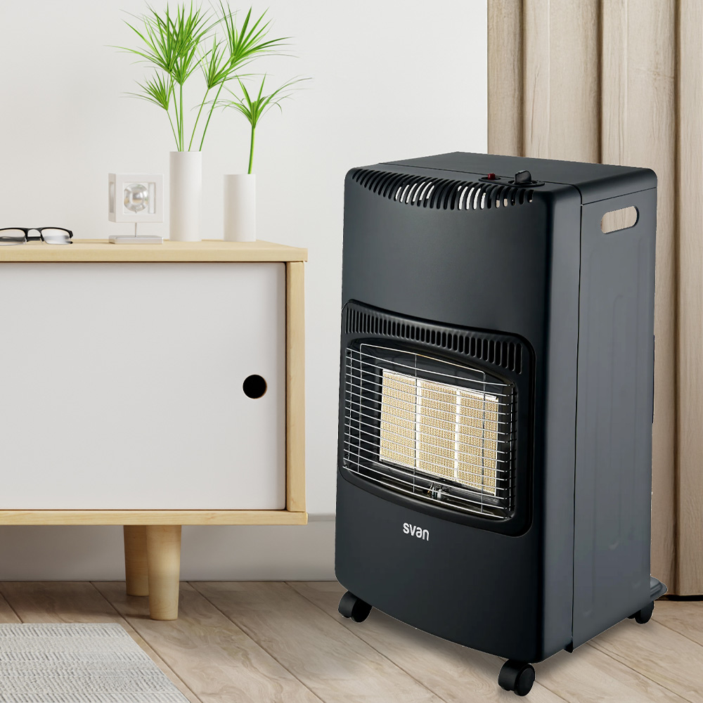 Estufa Butano Infrarrojos Gas Svan 3 Niveles 4200W Negro Manual Plegable - Imagen 7