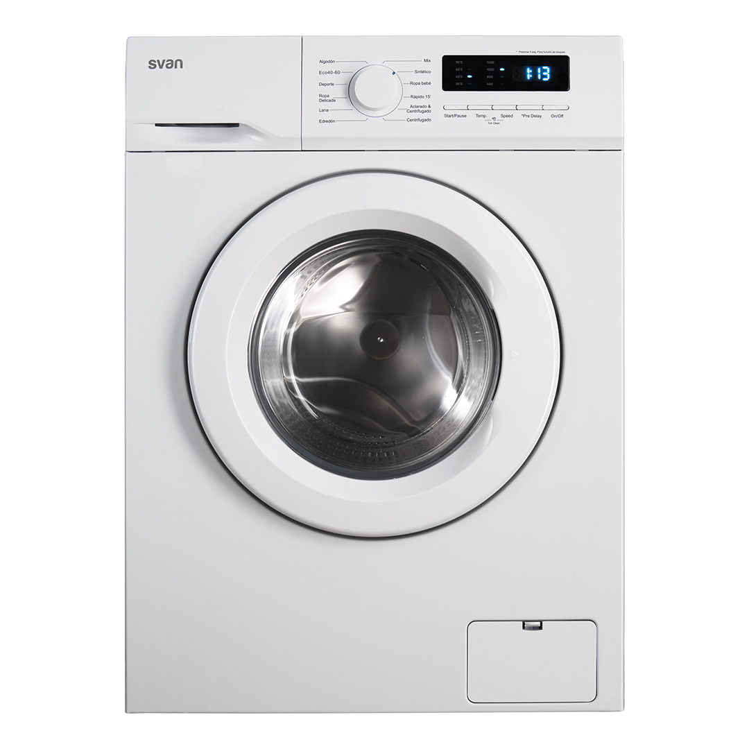 Lave-linge Svan 7kg 1200rpm F 85cm 59,5cm 48cm Blanc Display T.Diamante