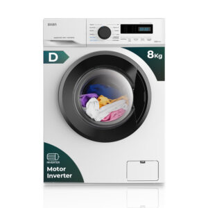 Lave-linge Svan 8kg 1400rpm D 85cm 59,5cm 51cm Blanc Ecran Inverter Vapeur T.Diamante