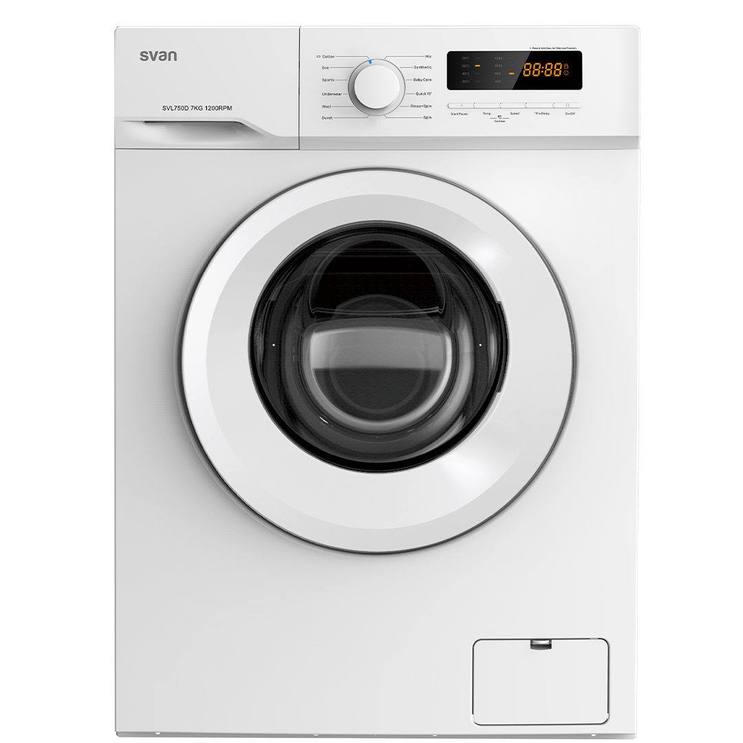 Lavatrice Svan 7kg 1200rpm F 85cm 60cm 48cm Display bianco