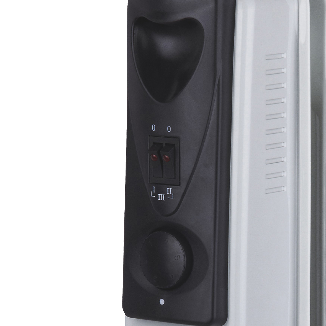 Radiador aceite Svan 9 Elementos 3 Niveles 2000W Blanco y negro Manual - immagine 2