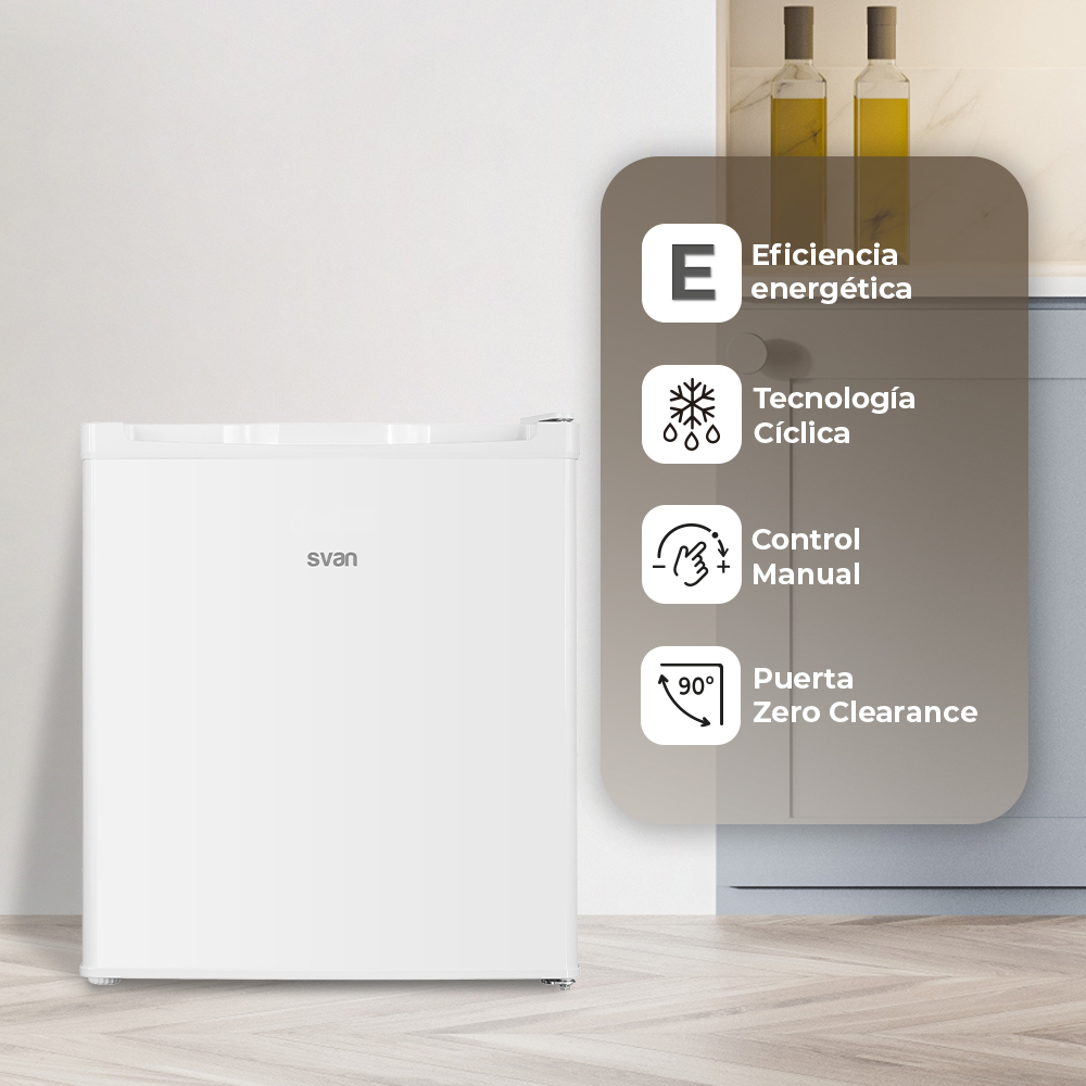 Refrigerador Svan Cíclico E 51,5cm 44cm 47,5cm Blanco Manual – Image 4