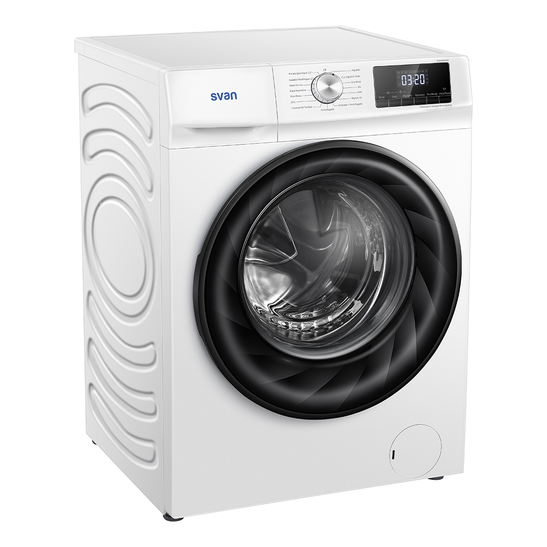 Lavadora Svan 10kg 1400rpm A 84,5cm 59,5cm 63,5cm Blanco Display Inverter Vapor MiCiclo T.Waterdrop – Image 5