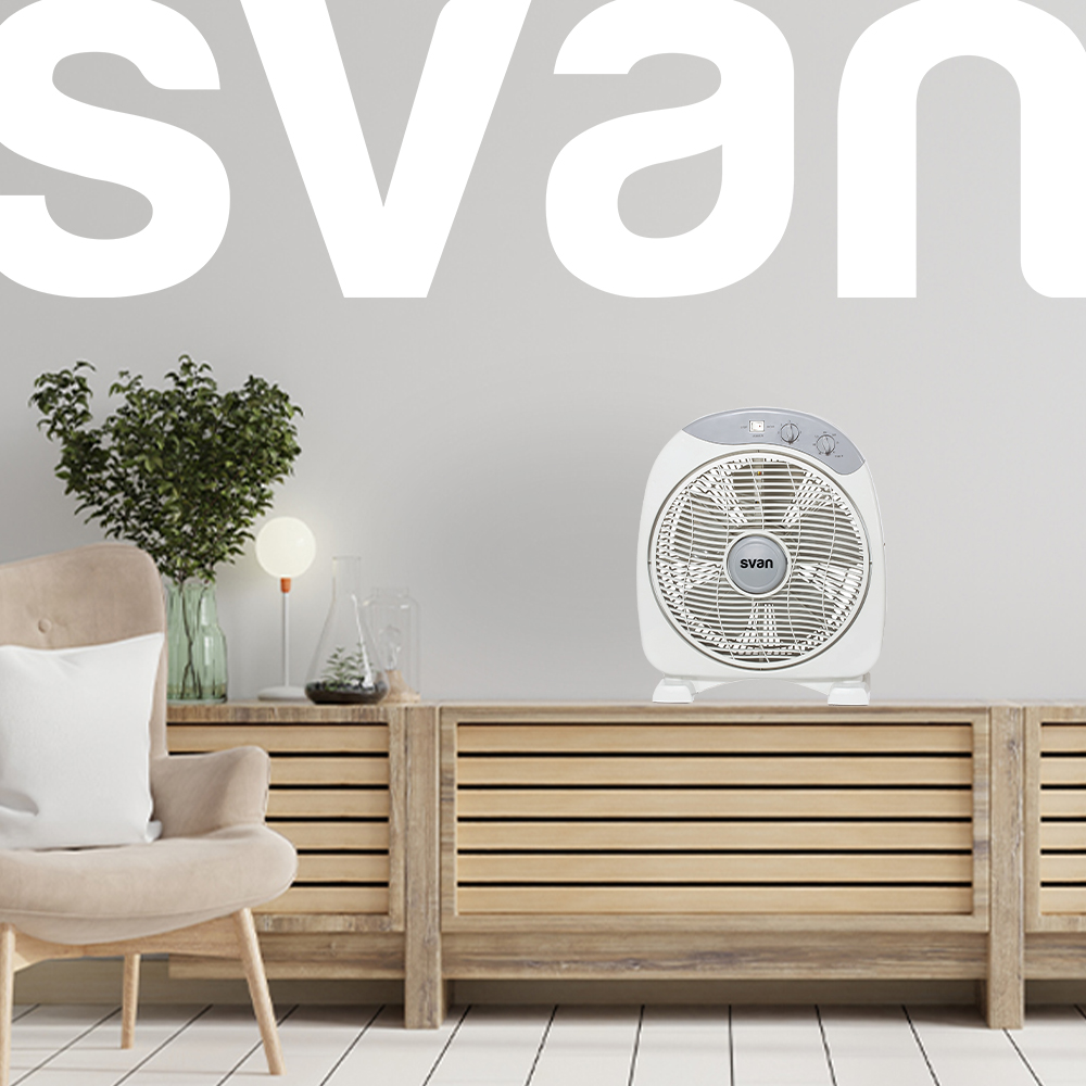 "Ventilador Suelo Svan 12"" 35W Gris Manual 3V Temporizador" - immagine 4