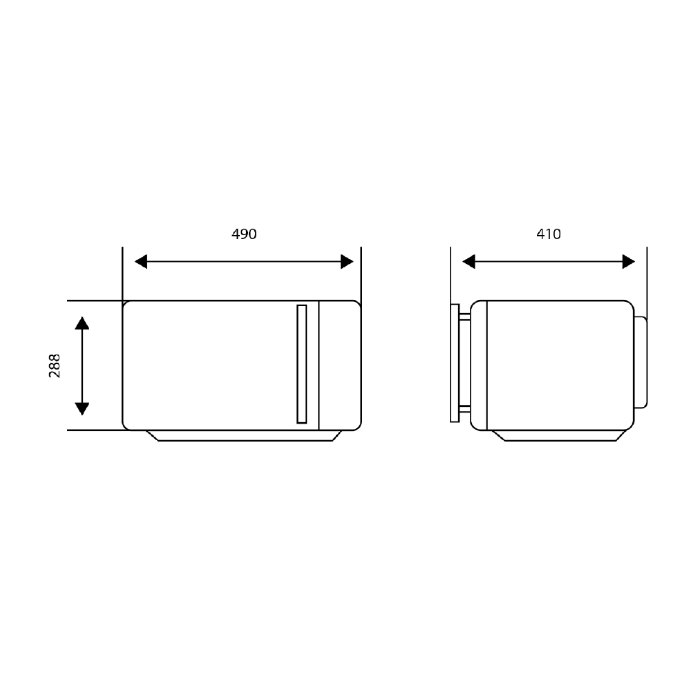Microondas Cerámico Svan 25L 900W 28,8cm 49cm 41cm Inox Display Auto Cooking - immagine 5