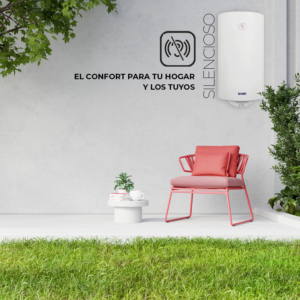 Termo eléctrico Svan Vertical 100L 1500W C 89,5cm 45cm 45cm Blanco Manual – Image 6