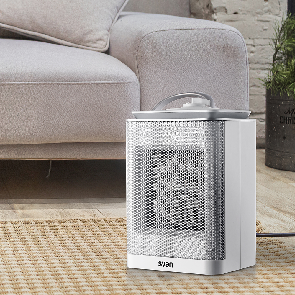 Estufa cerámica Svan 3 Niveles 1500W Blanco Manual Oscilación – Image 7