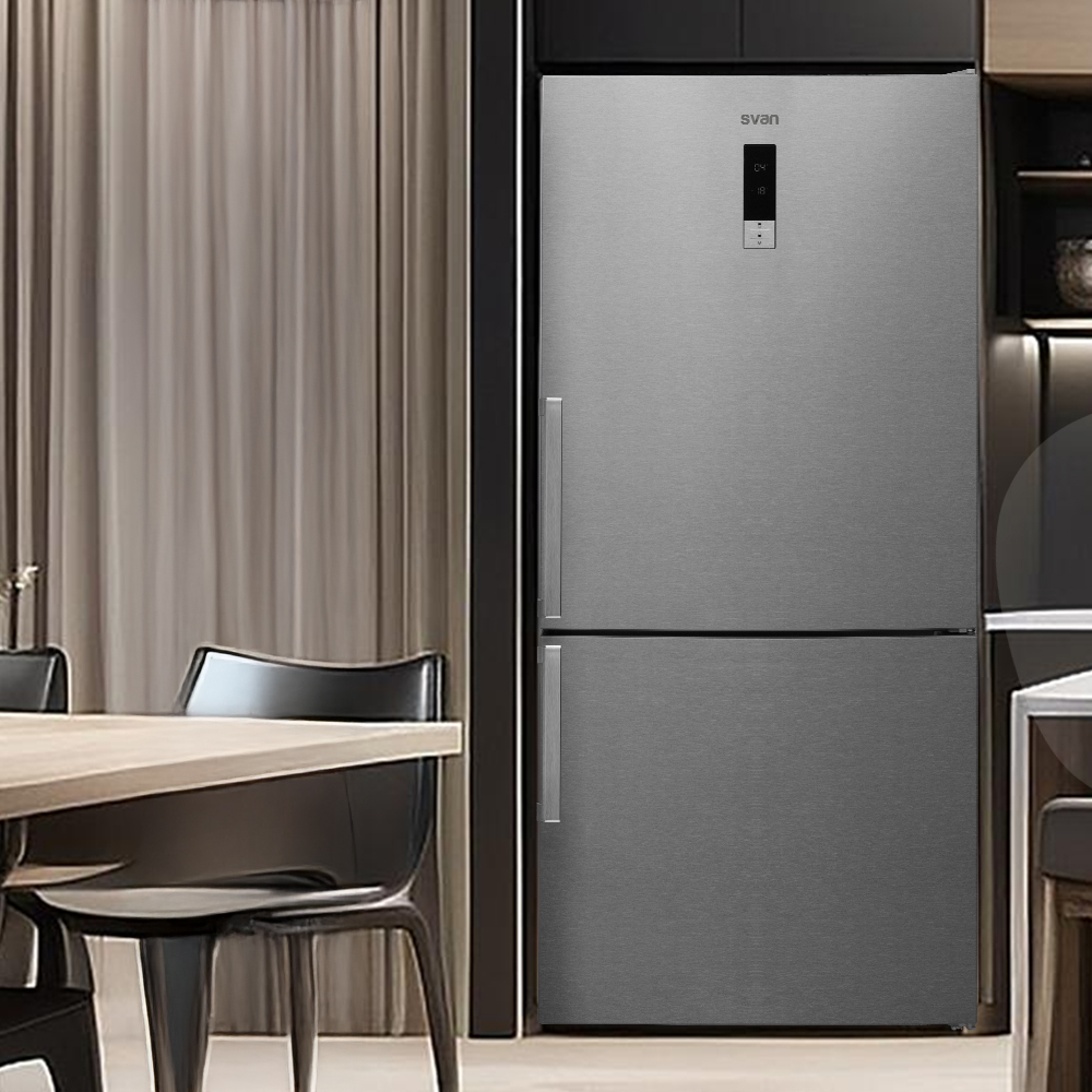 Combi Svan No Frost E 186cm 84cm 75cm Inox Display táctil Modo Super Cajón Chiller Puerta 90º - Imagen 8