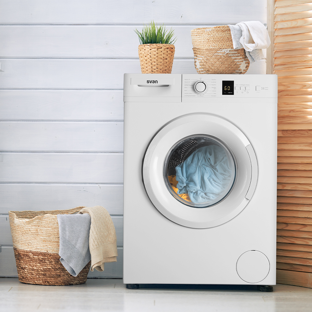 Lavadora Svan 7kg 1000rpm D 84,5cm 59,7cm 49,7cm Blanco Display Antial�rgico C.Boomerang - immagine 9