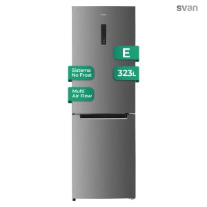 Combi Svan No Frost E 185,5cm 60,2cm 68,5cm Inox Display táctil Modo Eco Modo Super