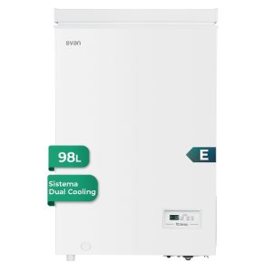 Svan Dual Cooling 98L E 84,65cm 53,8cm 52cm Display bianco 1C Super Mode
