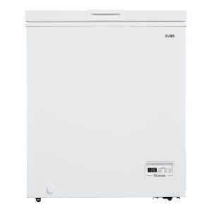 Congelador horizontal Svan, Dual Cooling. Capacidad 142L, Clase E. Dimensiones: 85cm 70,5cm 56cm. Color Blanco, Control con Display. Motor Inverter.