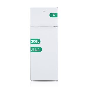 Frigorífico Svan Cíclico F 143cm 55cm 55,5cm Blanco Manual