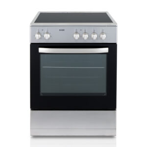 Svan Cuisinière électrique Vitro 82,5cm 59,8cm 62,2cm Acier inoxydable Manuel 4Z 56L 6P Grill