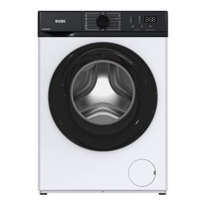 Lavadora Svan,Capacidad 6kg 1200rpm, Clase A. Dimensiones: 84,5cm 59,8cm 40,5cm. Color Blanco, Control con Display. Motor Inverter. Programas: Vapor.