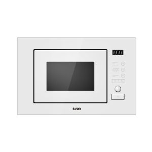 Microondas Grill Svan Integración 20L 800W 38,2cm 59,4cm 34,4cm Blanco Display Auto Cooking