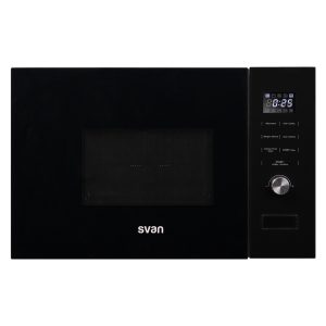 Micro-ondes Gril Svan Integración 20L 800W 38,5cm 59,5cm 31,7cm Noir Ecran en verre Cuisson automatique