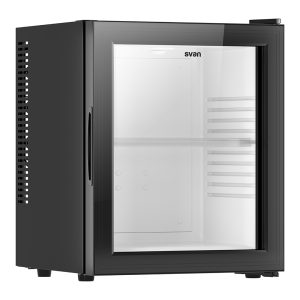 Frigorifero Horeca Svan Peltier E 47,6cm 38cm 37cm Nero Manuale Porta in vetro Porta a 90º