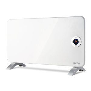 Radiador plano Svan 1 Elemento 2 Niveles 1500W Blanco Táctil Display LED Mando Temporizador