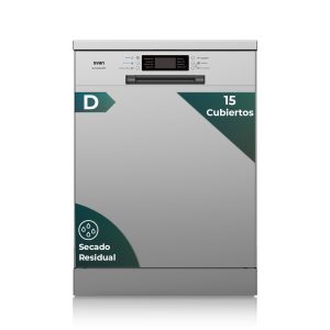 Lavastoviglie Svan 15sets D 84,5cm 59,8cm 59,8cm 59,8cm Inox Display 3B 8P Sec.Residuo Doppio Lavaggio