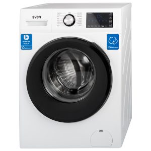 Lave-linge Svan 8kg 1200rpm C 85cm 60cm 58cm Blanc Ecran tactile Inverter Vapeur XXL Porte