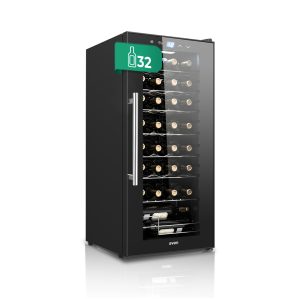 Vinoteca Svan Cíclico 92L 32Bot G 95cm 43cm 45cm Negro Display táctil Única Zona 1Puerta