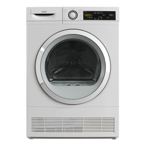 Sèche-linge à condensation Svan 8kg B 84,6cm 59,7cm 61,2cm Blanc Affichage Niveau de séchage Porte XXL Lumière