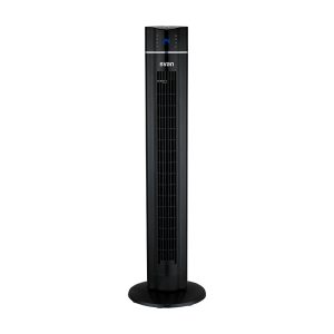 Ventilador Torre Svan 42 in 60W Negro Display Mando 3V Ionizador Temporizador Oscilación