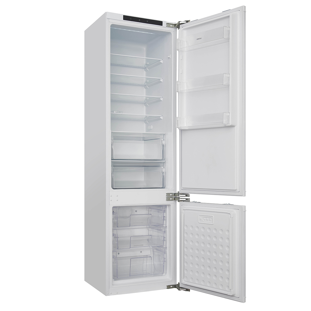 Frigorífico Combi de integración Svan, No Frost. Clase E. Dimensiones: 194cm 54cm 55,5cm. Color Blanco, Control con Display táctil. Motor Inverter. - Imagen 2